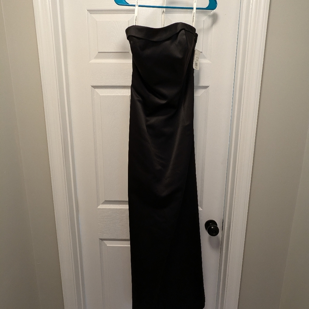 Black strapless Dress Size 4 David's Bridal